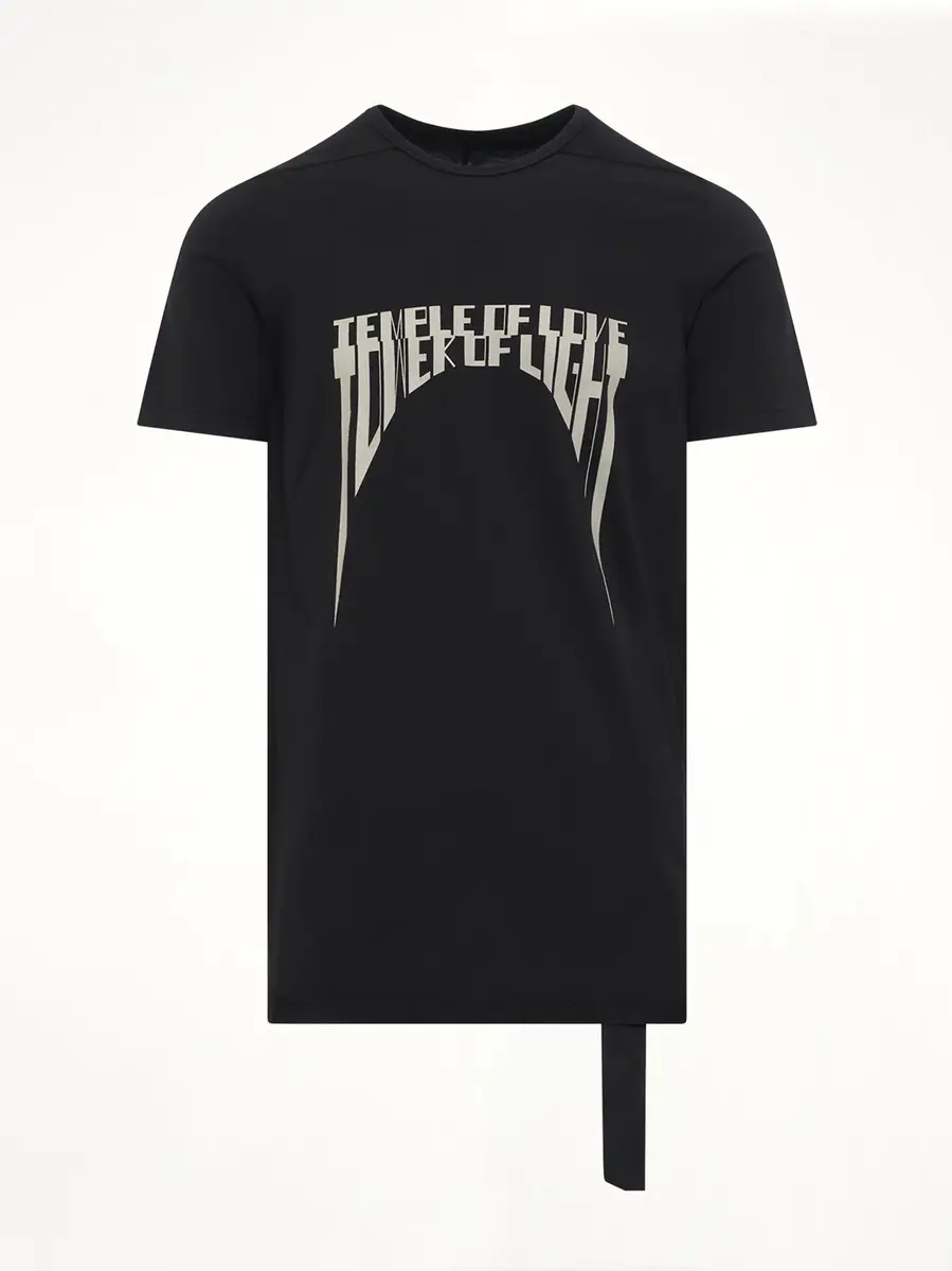 RICK OWENS DRKSHDW Tower of Light Level T-shirt in Black/pearl | Thumbnail 2