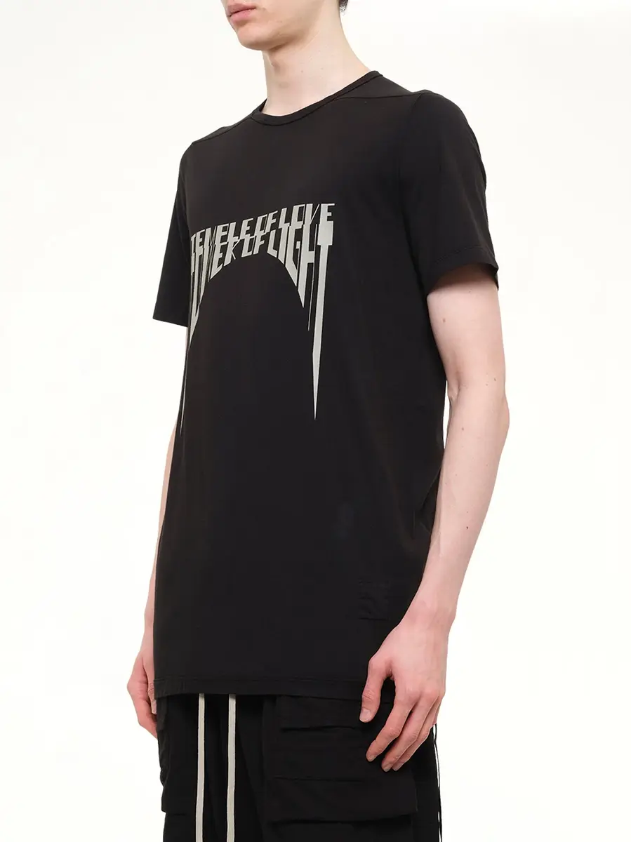 RICK OWENS DRKSHDW Tower of Light Level T-shirt in Black/pearl | Thumbnail 3