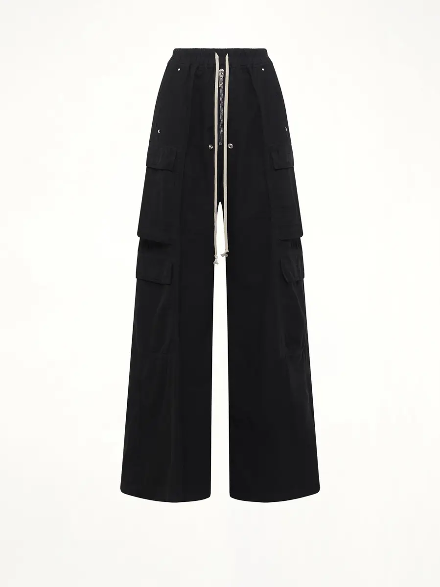 RICK OWENS DRKSHDW Flannel Double Cargo Jumbo Belas | Thumbnail 2