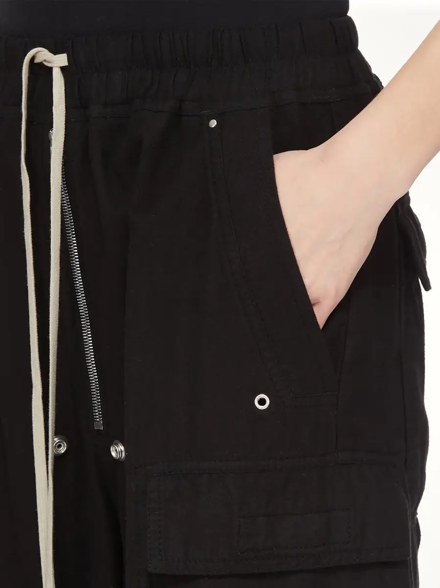 RICK OWENS DRKSHDW Flannel Double Cargo Jumbo Belas | Thumbnail 7