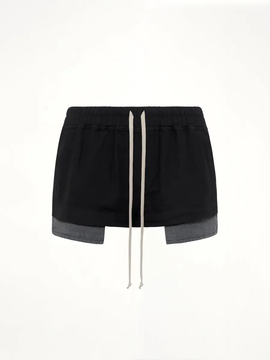 RICK OWENS DRKSHDW Flannel Fog Boxers | Thumbnail 2 RICK OWENS DRKSHDW Flannel Fog Boxers | Thumbnail 2