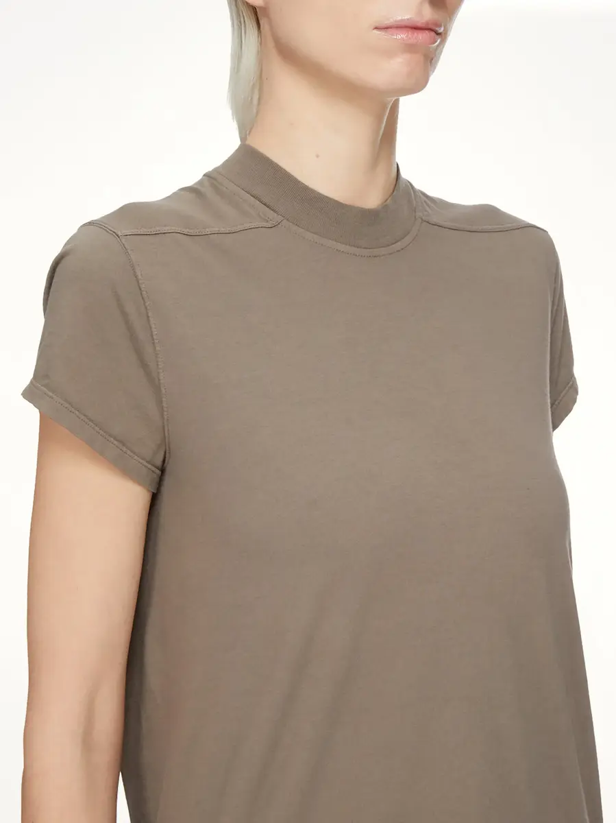RICK OWENS DRKSHDW Cotton Jersey Small Level T-shirt in Dust | Thumbnail 5