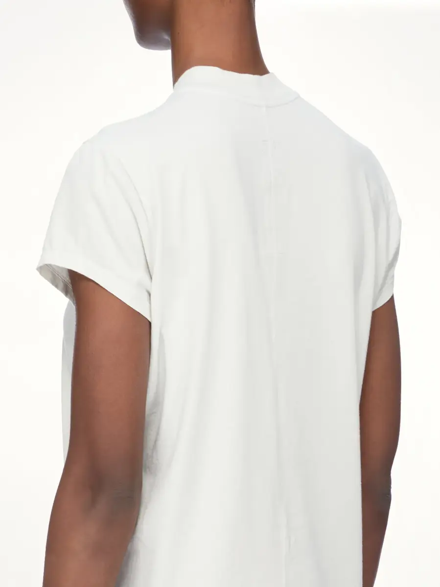 RICK OWENS DRKSHDW Drk Print Small Level T-shirt in Milk Wash | Thumbnail 6 RICK OWENS DRKSHDW Drk Print Small Level T-shirt in Milk Wash | Thumbnail 6