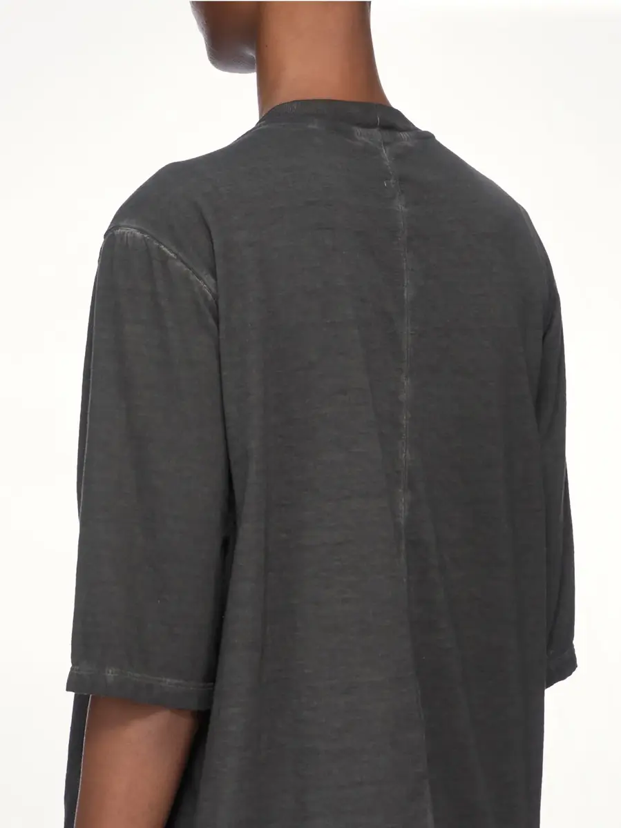 RICK OWENS DRKSHDW Pentagram Print Walrus T-shirt in Faded Black | Thumbnail 6 RICK OWENS DRKSHDW Pentagram Print Walrus T-shirt in Faded Black | Thumbnail 6