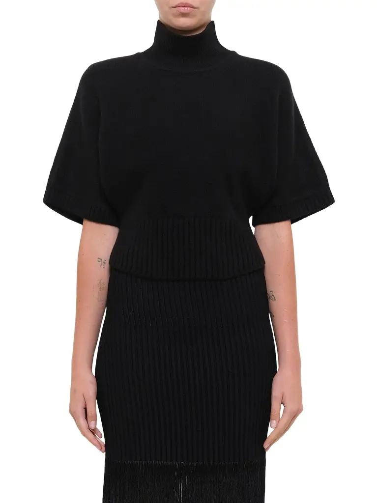 Alaïa Cashmere Knit High Neck Jumper