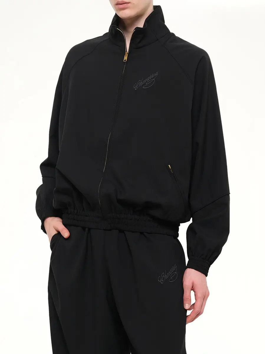 Willy Chavarria Ruff Rider Track Jacket in Black Beauty | Thumbnail 6 Willy Chavarria Ruff Rider Track Jacket in Black Beauty | Thumbnail 6