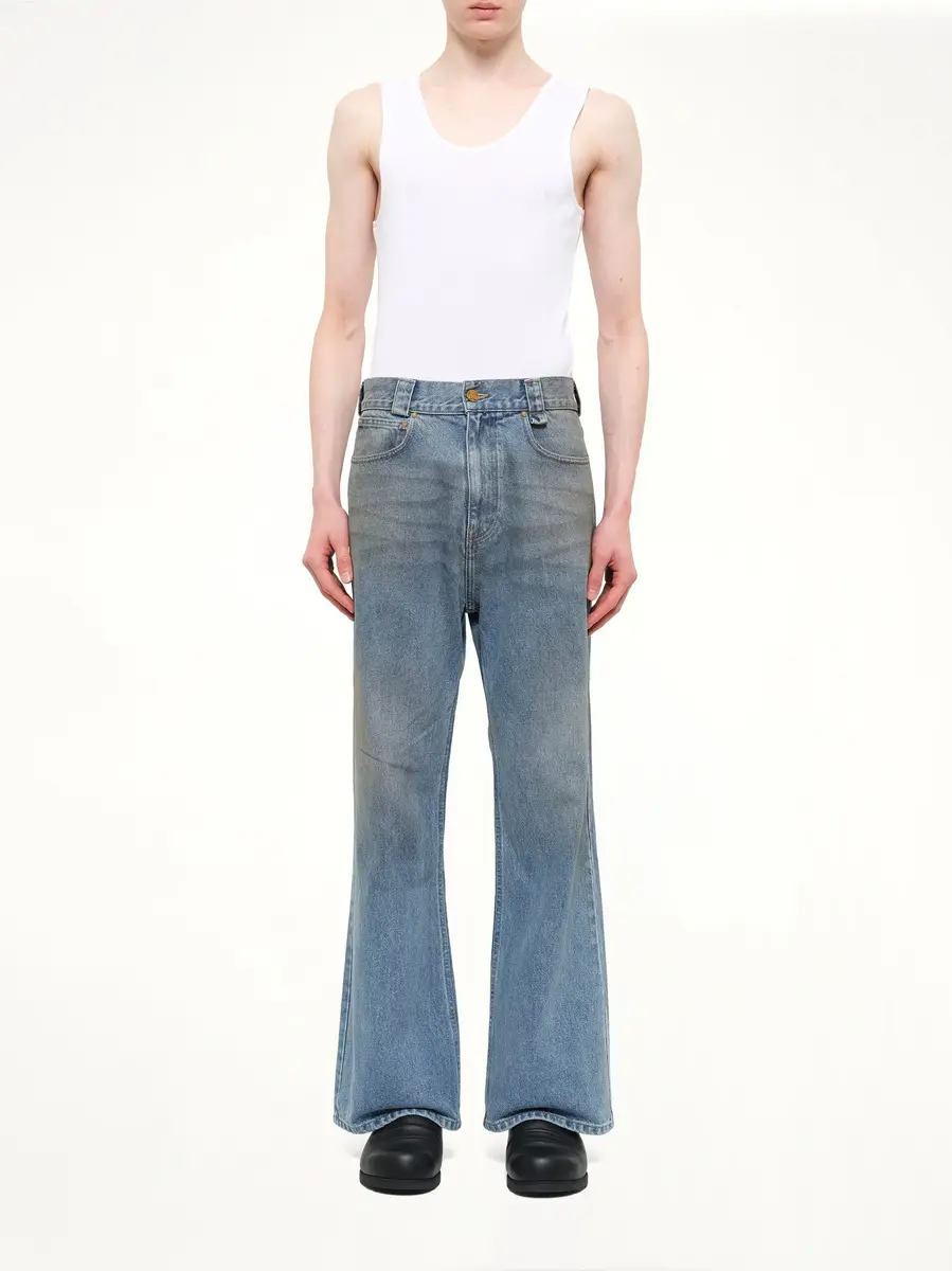 Willy Chavarria Flared Denim Jean | Thumbnail 7 Willy Chavarria Flared Denim Jean | Thumbnail 7