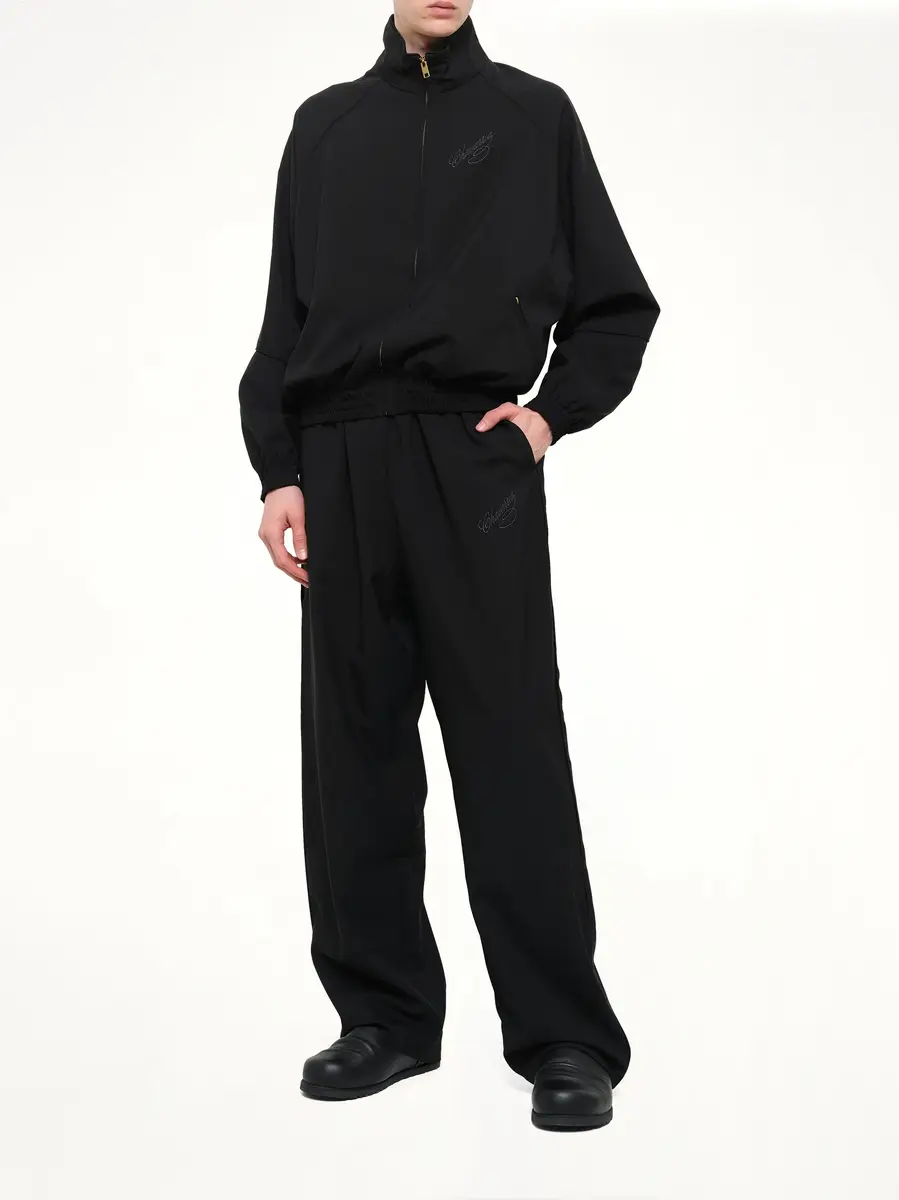 Willy Chavarria Ruff Rider Track Pant in Black Beauty | Thumbnail 4 Willy Chavarria Ruff Rider Track Pant in Black Beauty | Thumbnail 4