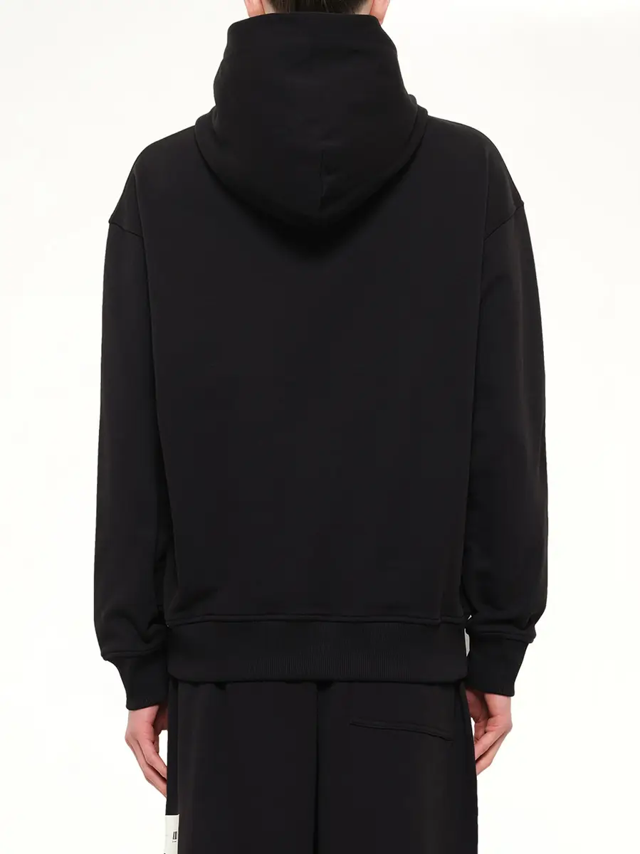 Palm Angels Palm Hills Regular Hoodie in Black/off White | Thumbnail 5