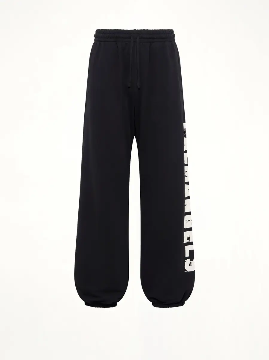 Palm Angels Palm Hills Sweatpants in Black/off White | Thumbnail 2 Palm Angels Palm Hills Sweatpants in Black/off White | Thumbnail 2