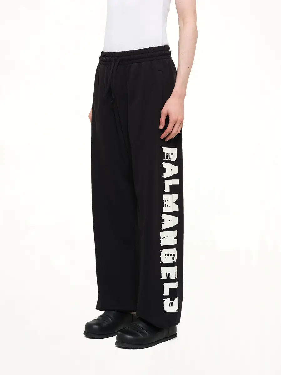 Palm Angels Palm Hills Sweatpants in Black/off White | Thumbnail 3 Palm Angels Palm Hills Sweatpants in Black/off White | Thumbnail 3