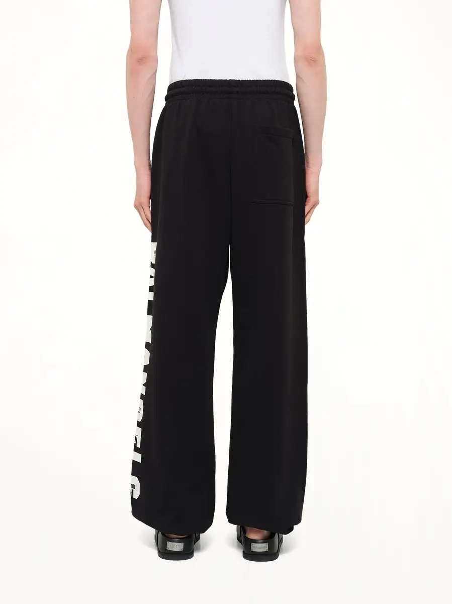Palm Angels Palm Hills Sweatpants in Black/off White | Thumbnail 5 Palm Angels Palm Hills Sweatpants in Black/off White | Thumbnail 5