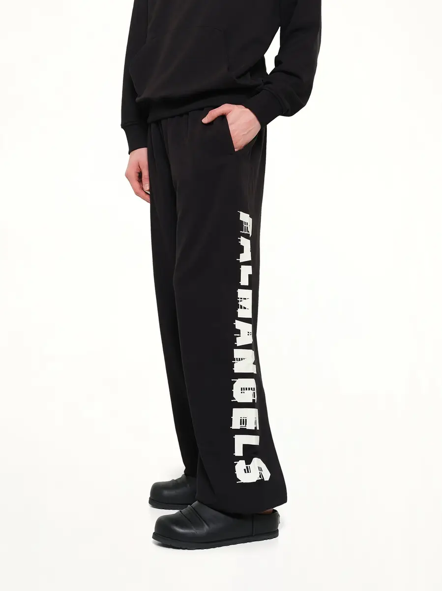 Palm Angels Palm Hills Sweatpants in Black/off White | Thumbnail 6 Palm Angels Palm Hills Sweatpants in Black/off White | Thumbnail 6
