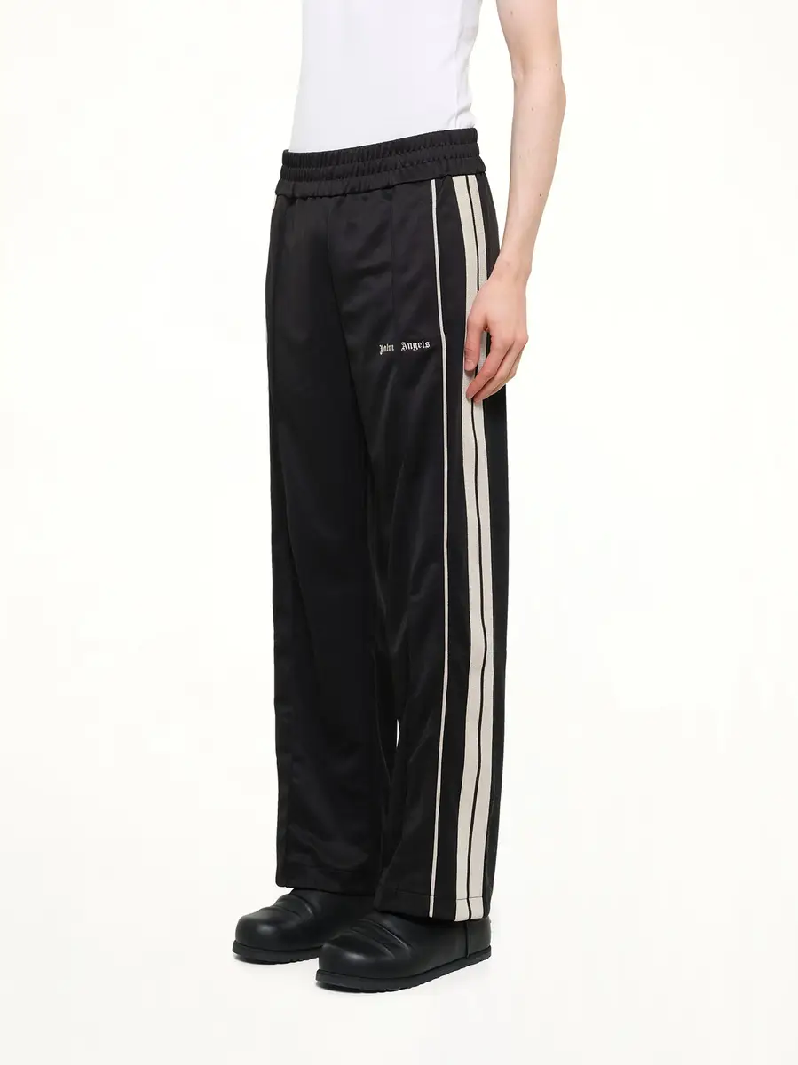 Palm Angels Classic Logo Vint Track Pants in Black/off White | Thumbnail 3 Palm Angels Classic Logo Vint Track Pants in Black/off White | Thumbnail 3