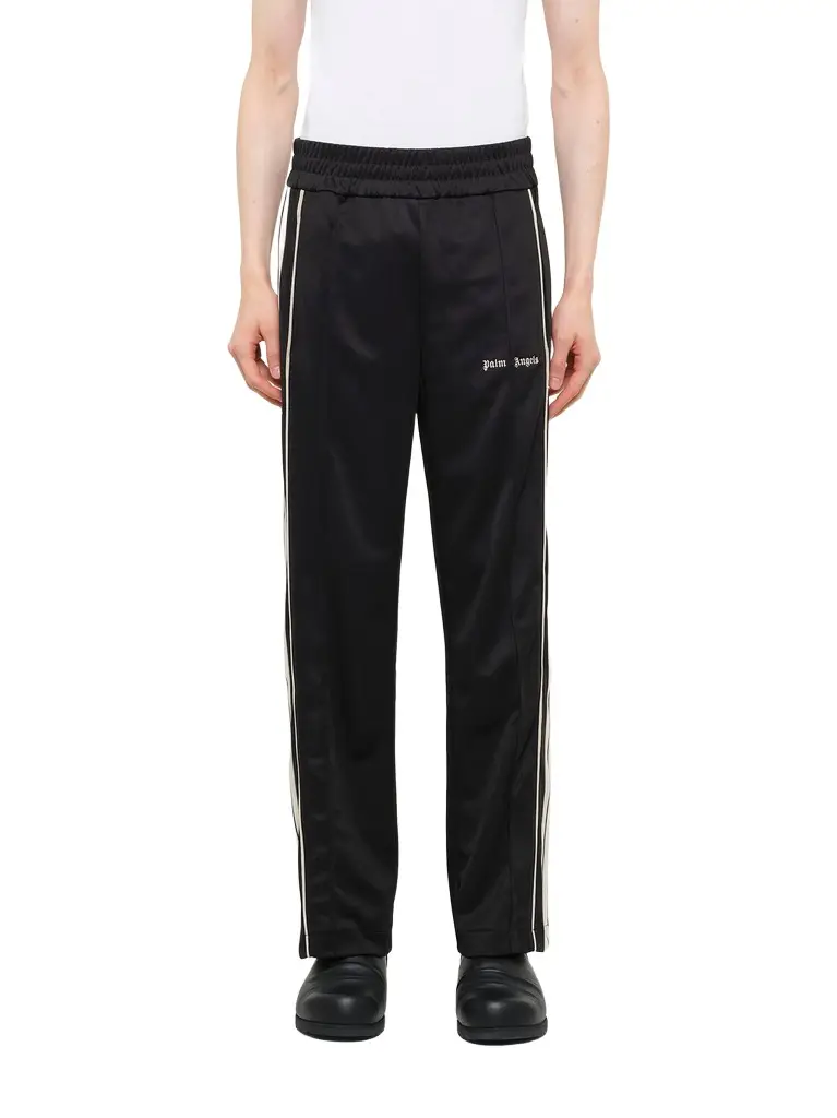 Palm Angels Classic Logo Vint Track Pants in Black/off White