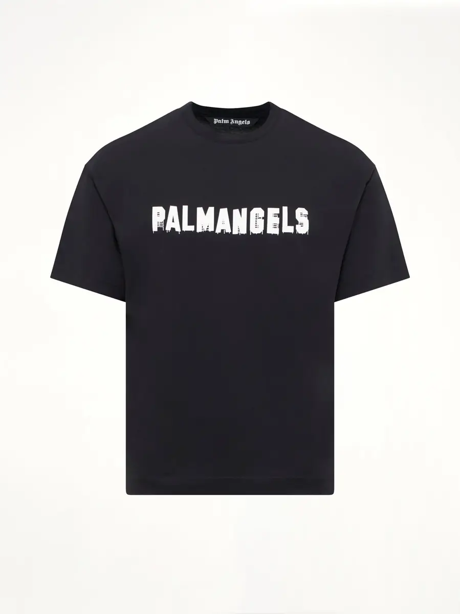 Palm Angels Palm Hills Regular T-shirt in Black/off White | Thumbnail 2 Palm Angels Palm Hills Regular T-shirt in Black/off White | Thumbnail 2