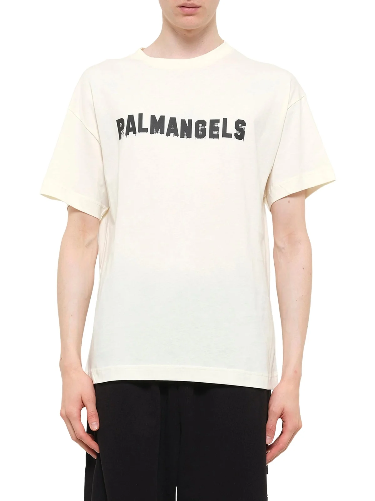 Palm Hills Regular T-shirt in Off White/black Palm Hills Regular T-shirt in Off White/black