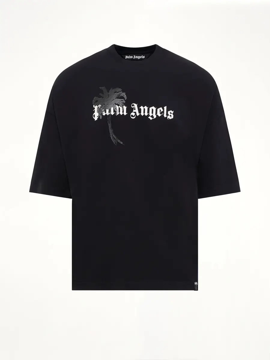 Palm Angels Palm Drift Loose T-shirt in Black/off White | Thumbnail 2 Palm Angels Palm Drift Loose T-shirt in Black/off White | Thumbnail 2