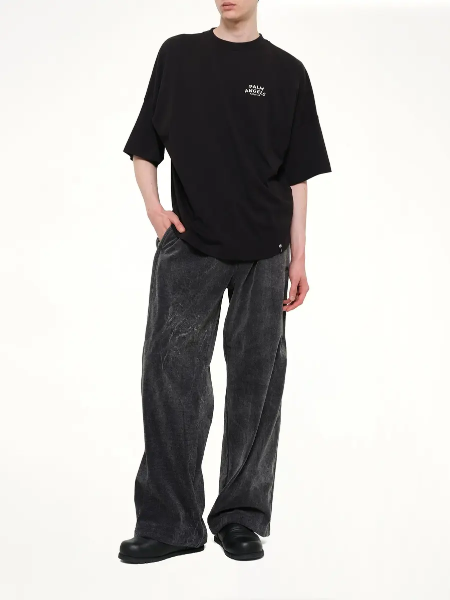Palm Angels Palm Drift Back Over T-shirt in Black/off White | Thumbnail 4 Palm Angels Palm Drift Back Over T-shirt in Black/off White | Thumbnail 4