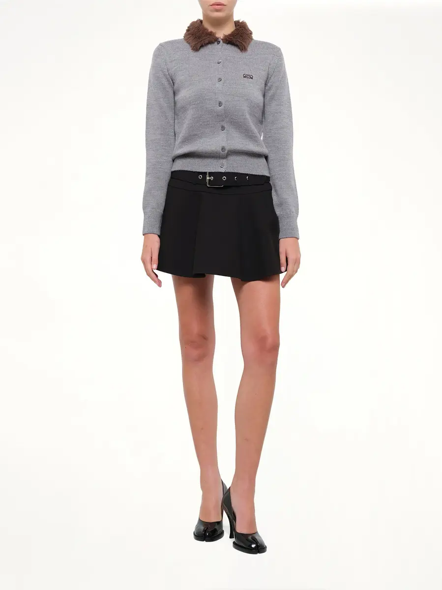 Loewe Fur Collar Cardigan | Thumbnail 4