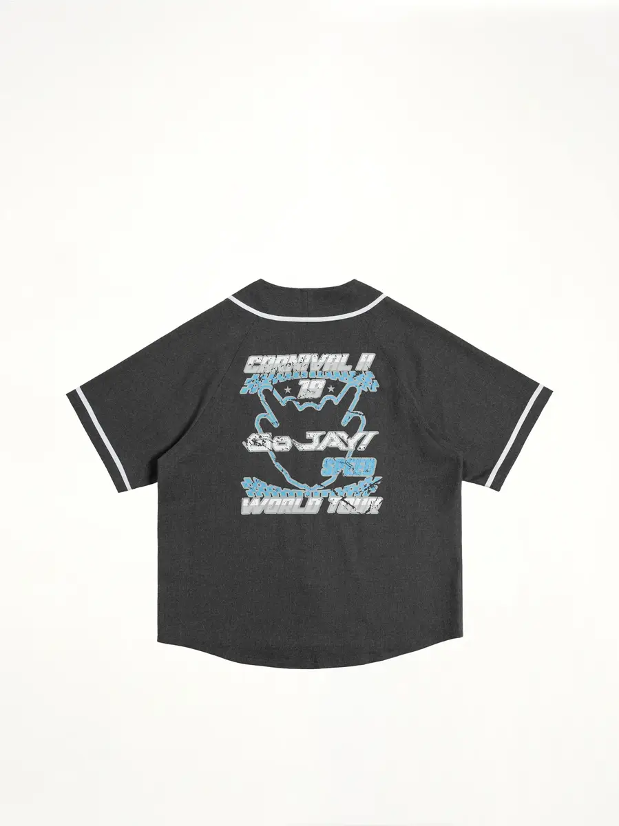 PHANTACI J Carnival II World Tour Race Car Baseball Shirt in Dark Grey | Thumbnail 2 PHANTACI J Carnival II World Tour Race Car Baseball Shirt in Dark Grey | Thumbnail 2
