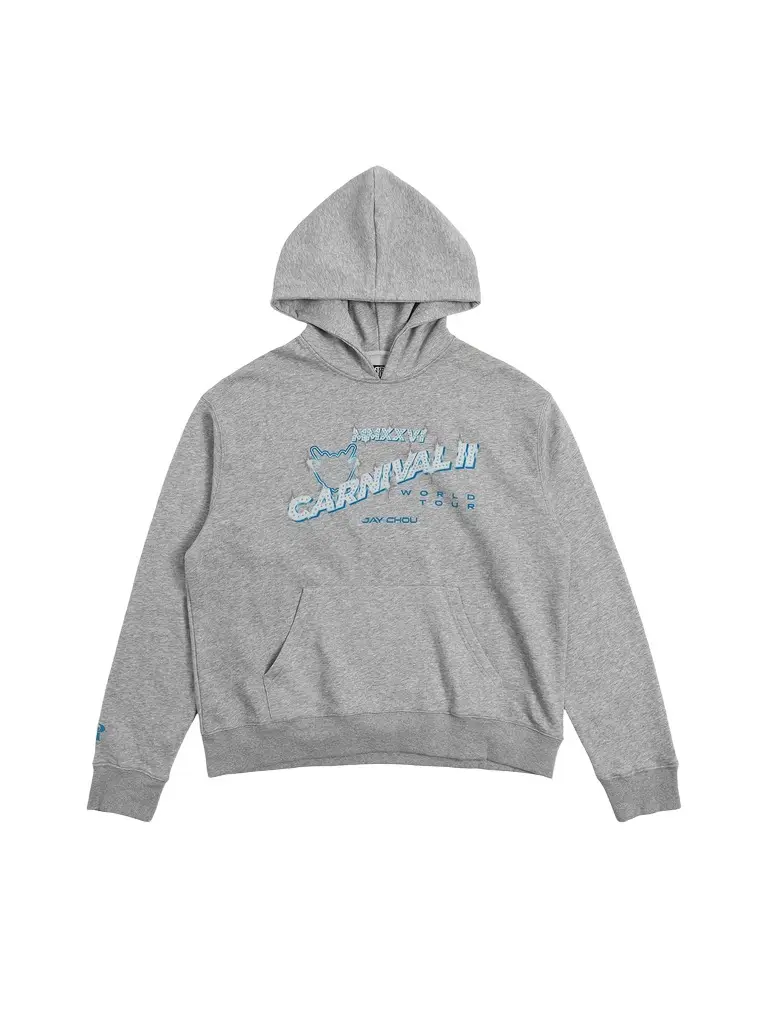 J Carnival II World Tour Frozen Hoodie in Light Grey J Carnival II World Tour Frozen Hoodie in Light Grey