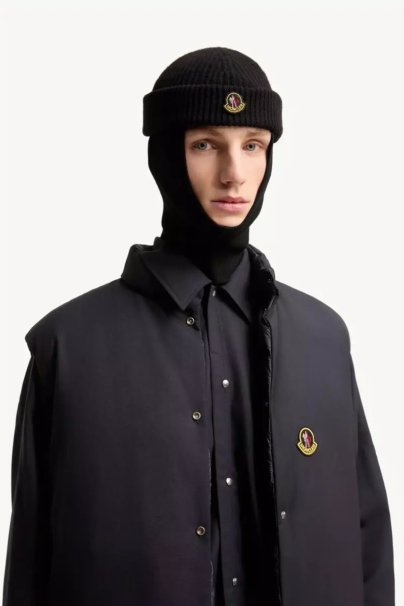 Moncler Wool And Cashmere Beanie | Thumbnail 3 Moncler Wool And Cashmere Beanie | Thumbnail 3