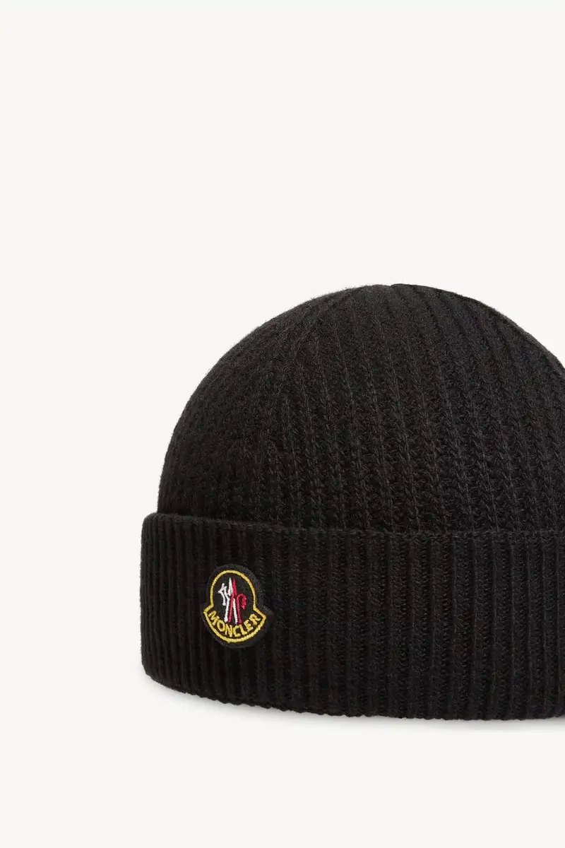 Moncler Wool And Cashmere Beanie | Thumbnail 4 Moncler Wool And Cashmere Beanie | Thumbnail 4