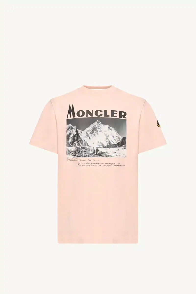 Moncler K2 Print Short Sleeve Cotton Jersey T-shirt | Thumbnail 2 Moncler K2 Print Short Sleeve Cotton Jersey T-shirt | Thumbnail 2