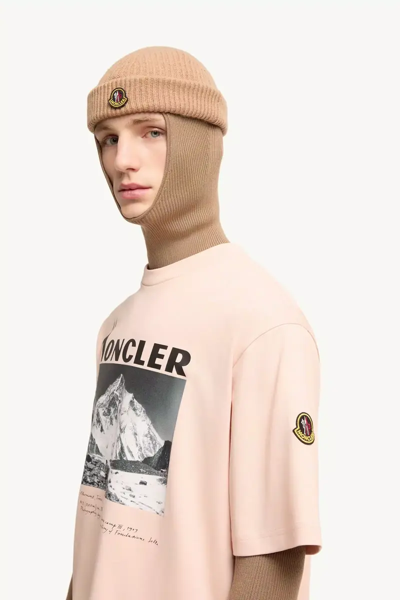 Moncler K2 Print Short Sleeve Cotton Jersey T-shirt | Thumbnail 4 Moncler K2 Print Short Sleeve Cotton Jersey T-shirt | Thumbnail 4