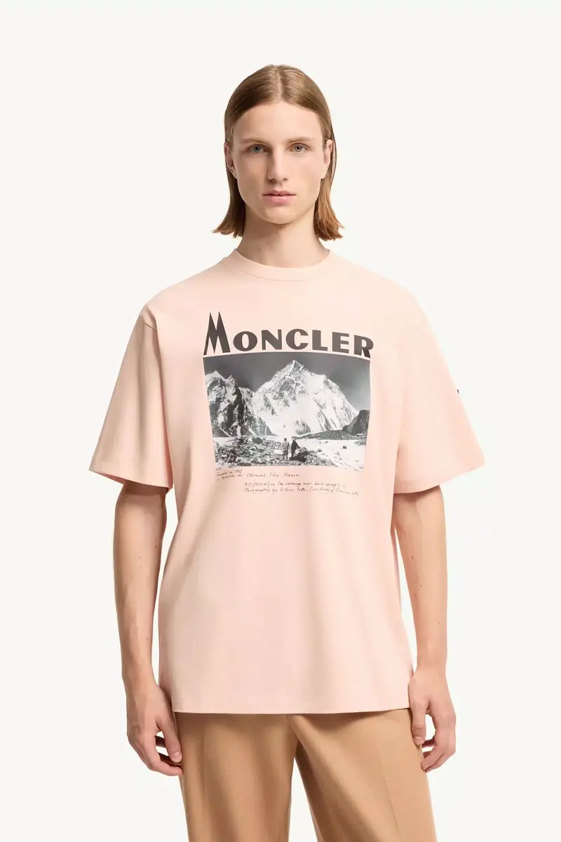 Moncler K2 Print Short Sleeve Cotton Jersey T-shirt | Thumbnail 5 Moncler K2 Print Short Sleeve Cotton Jersey T-shirt | Thumbnail 5