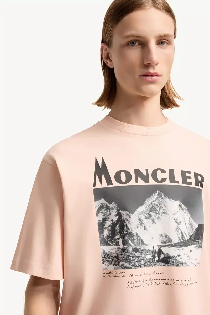 Moncler K2 Print Short Sleeve Cotton Jersey T-shirt | Thumbnail 7 Moncler K2 Print Short Sleeve Cotton Jersey T-shirt | Thumbnail 7
