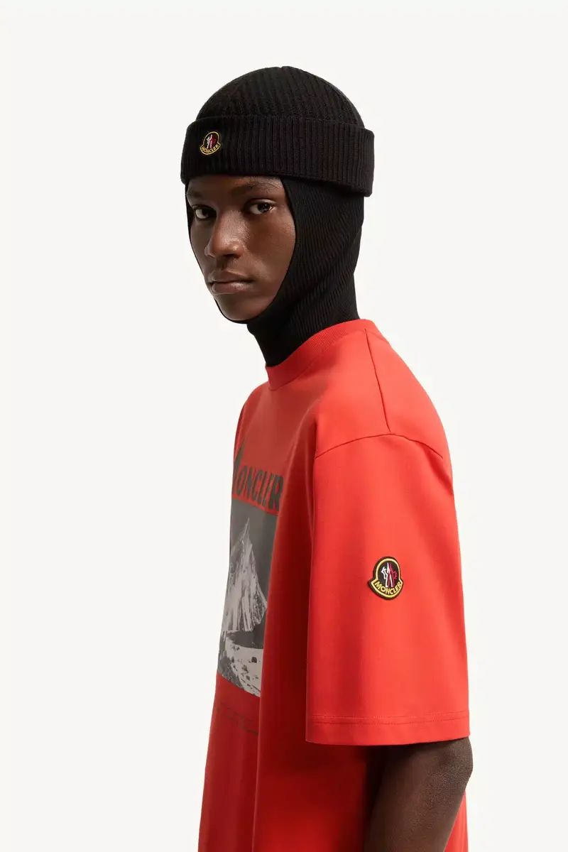 Moncler K2 Print Short Sleeve Cotton Jersey T-shirt | Thumbnail 4