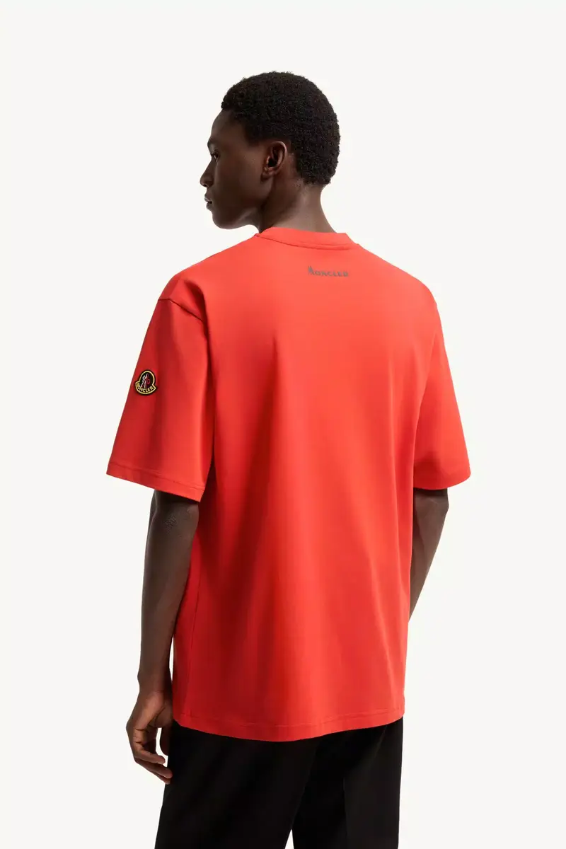 Moncler K2 Print Short Sleeve Cotton Jersey T-shirt | Thumbnail 6