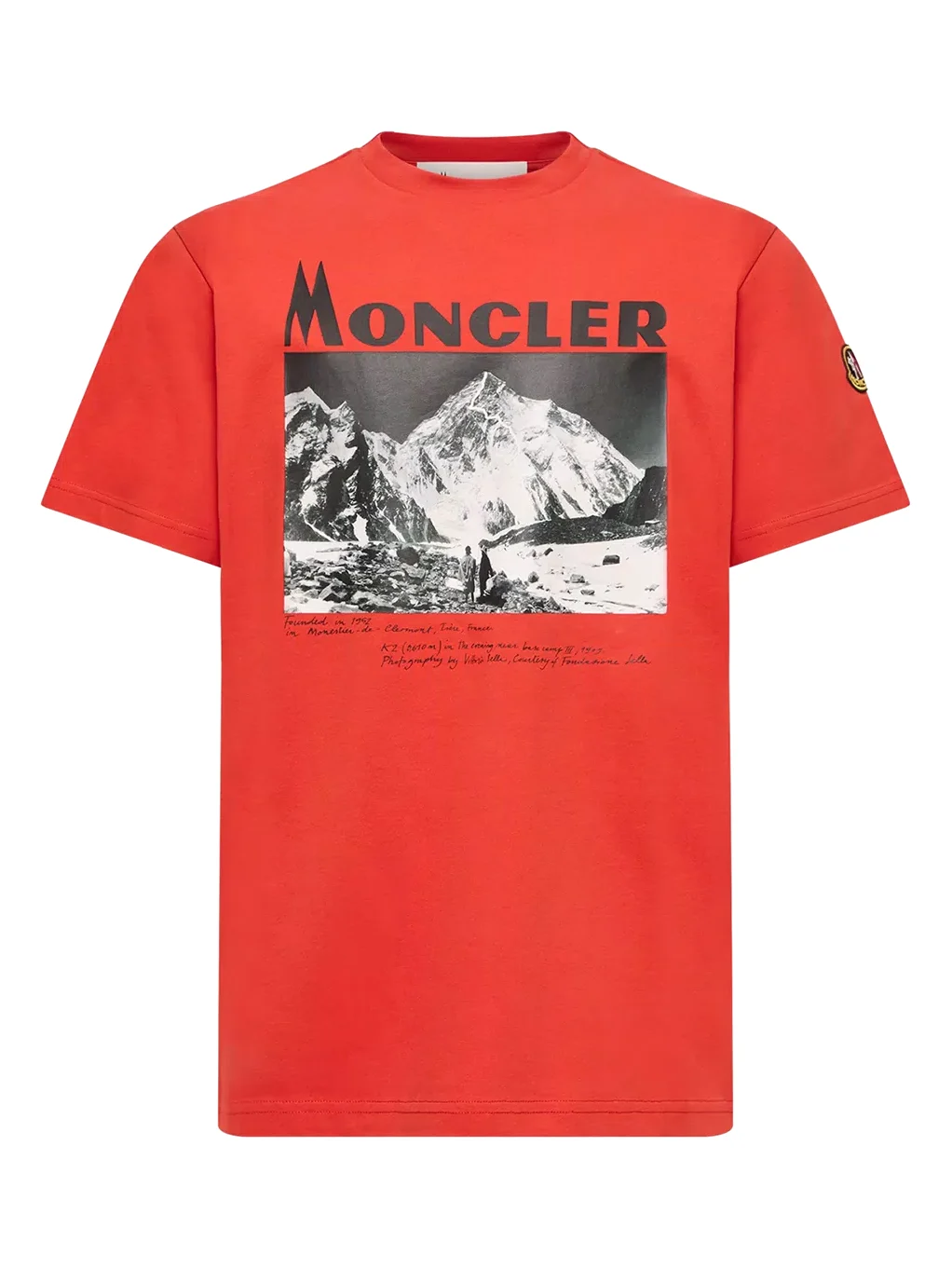 K2 Print Short Sleeve Cotton Jersey T-shirt K2 Print Short Sleeve Cotton Jersey T-shirt