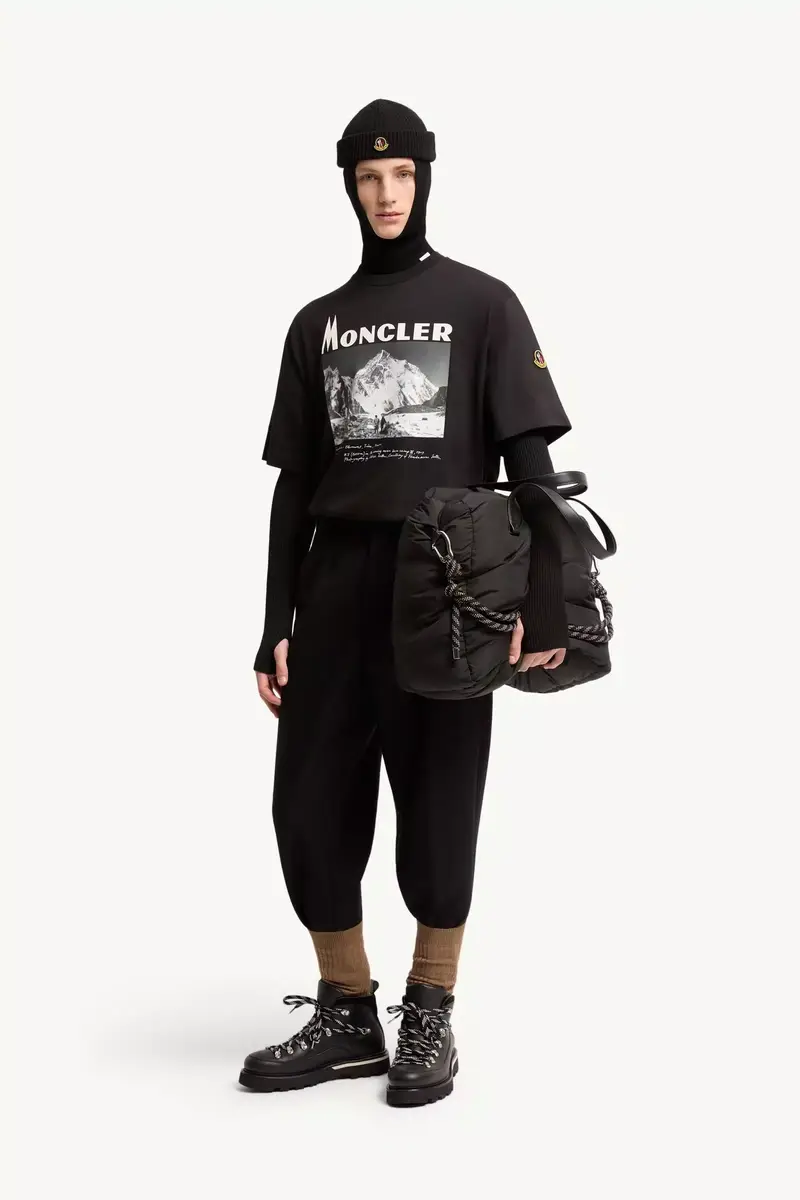 Moncler K2 Print Short Sleeve Cotton Jersey T-shirt | Thumbnail 3