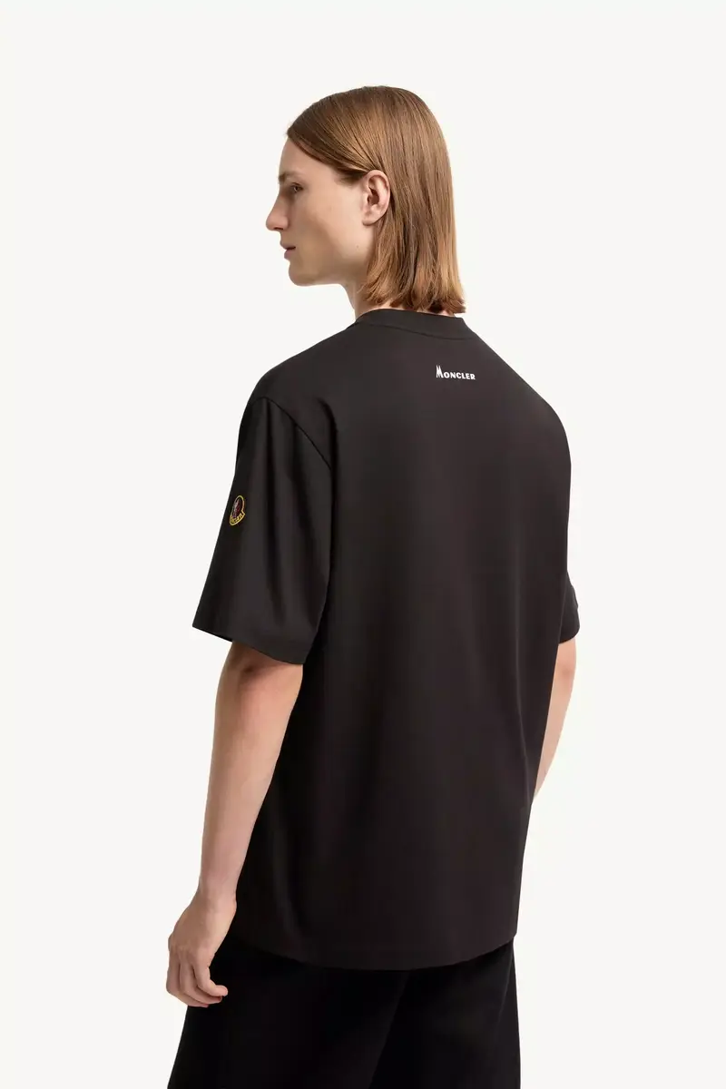 Moncler K2 Print Short Sleeve Cotton Jersey T-shirt | Thumbnail 6