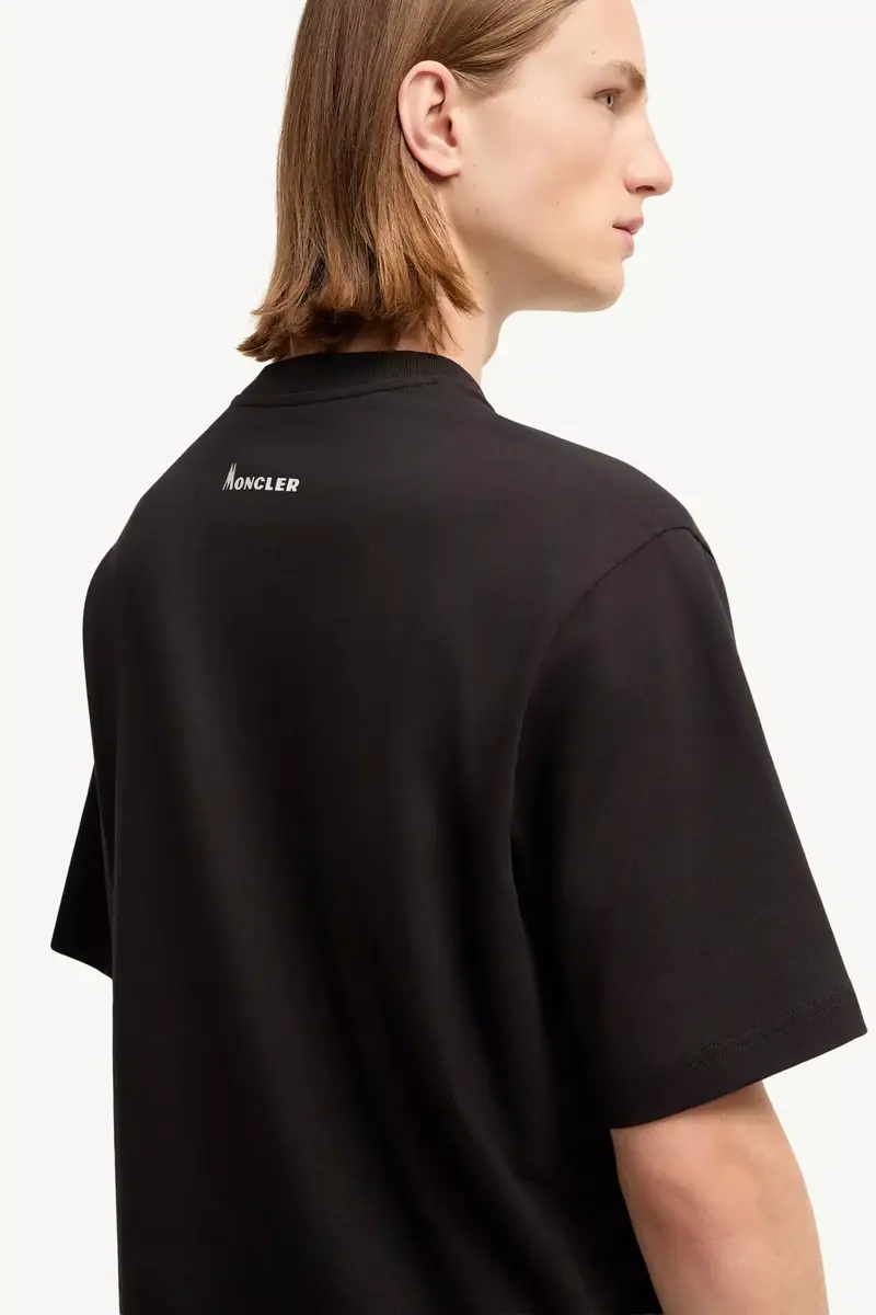 Moncler K2 Print Short Sleeve Cotton Jersey T-shirt | Thumbnail 7