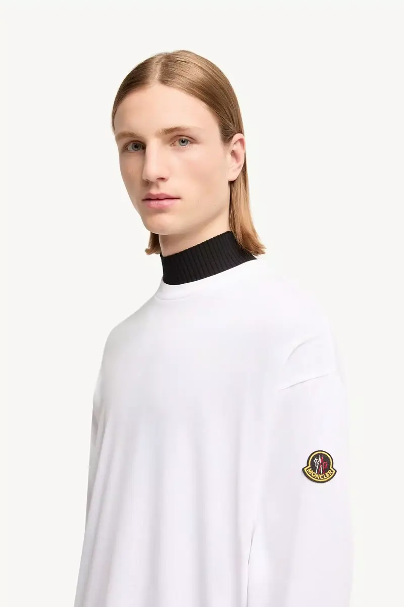 Moncler K2 Print Long Sleeve Cotton T-shirt | Thumbnail 3