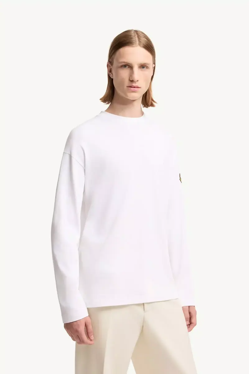 Moncler K2 Print Long Sleeve Cotton T-shirt | Thumbnail 4