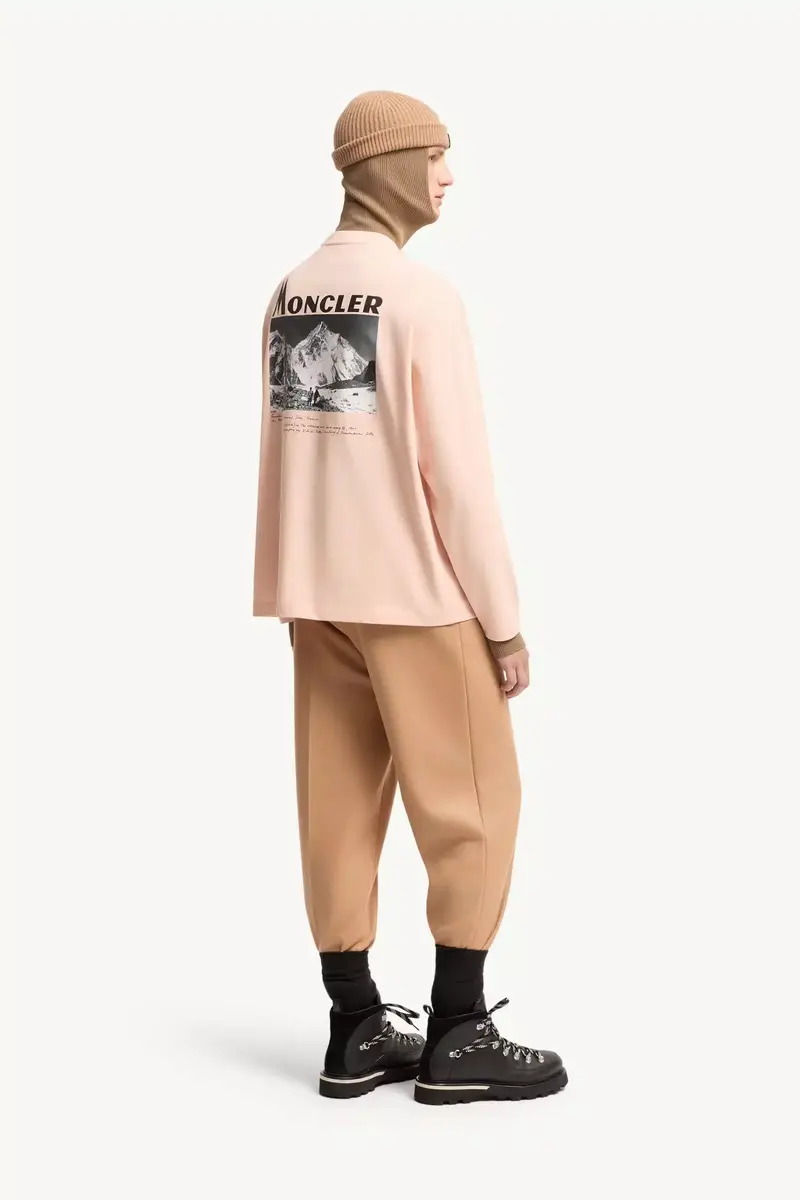 Moncler K2 Print Long Sleeve Cotton T-shirt | Thumbnail 3 Moncler K2 Print Long Sleeve Cotton T-shirt | Thumbnail 3