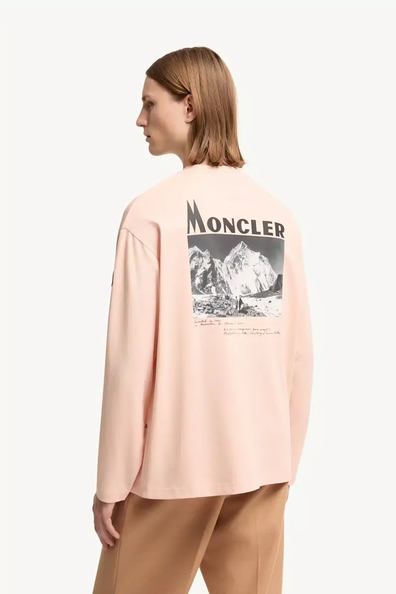 Moncler K2 Print Long Sleeve Cotton T-shirt | Thumbnail 6 Moncler K2 Print Long Sleeve Cotton T-shirt | Thumbnail 6