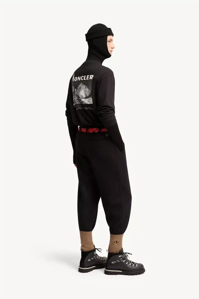 Moncler K2 Print Long Sleeve Cotton T-shirt | Thumbnail 3