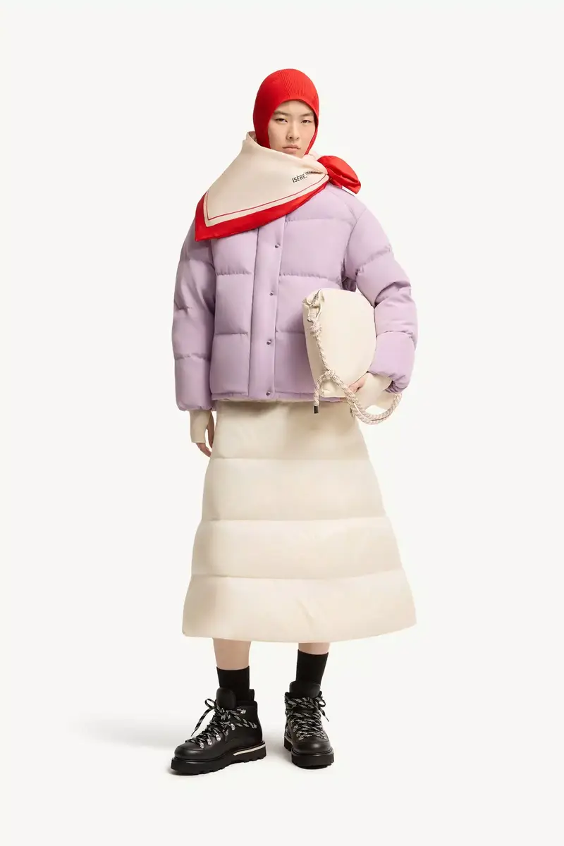 Moncler Reversible Wool Twill Padded Midi Skirt | Thumbnail 3 Moncler Reversible Wool Twill Padded Midi Skirt | Thumbnail 3