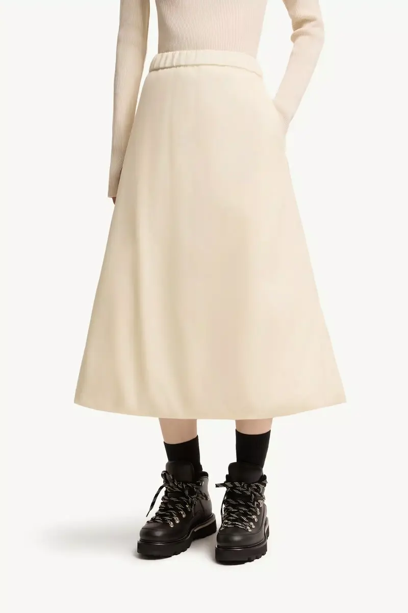 Moncler Reversible Wool Twill Padded Midi Skirt | Thumbnail 7 Moncler Reversible Wool Twill Padded Midi Skirt | Thumbnail 7
