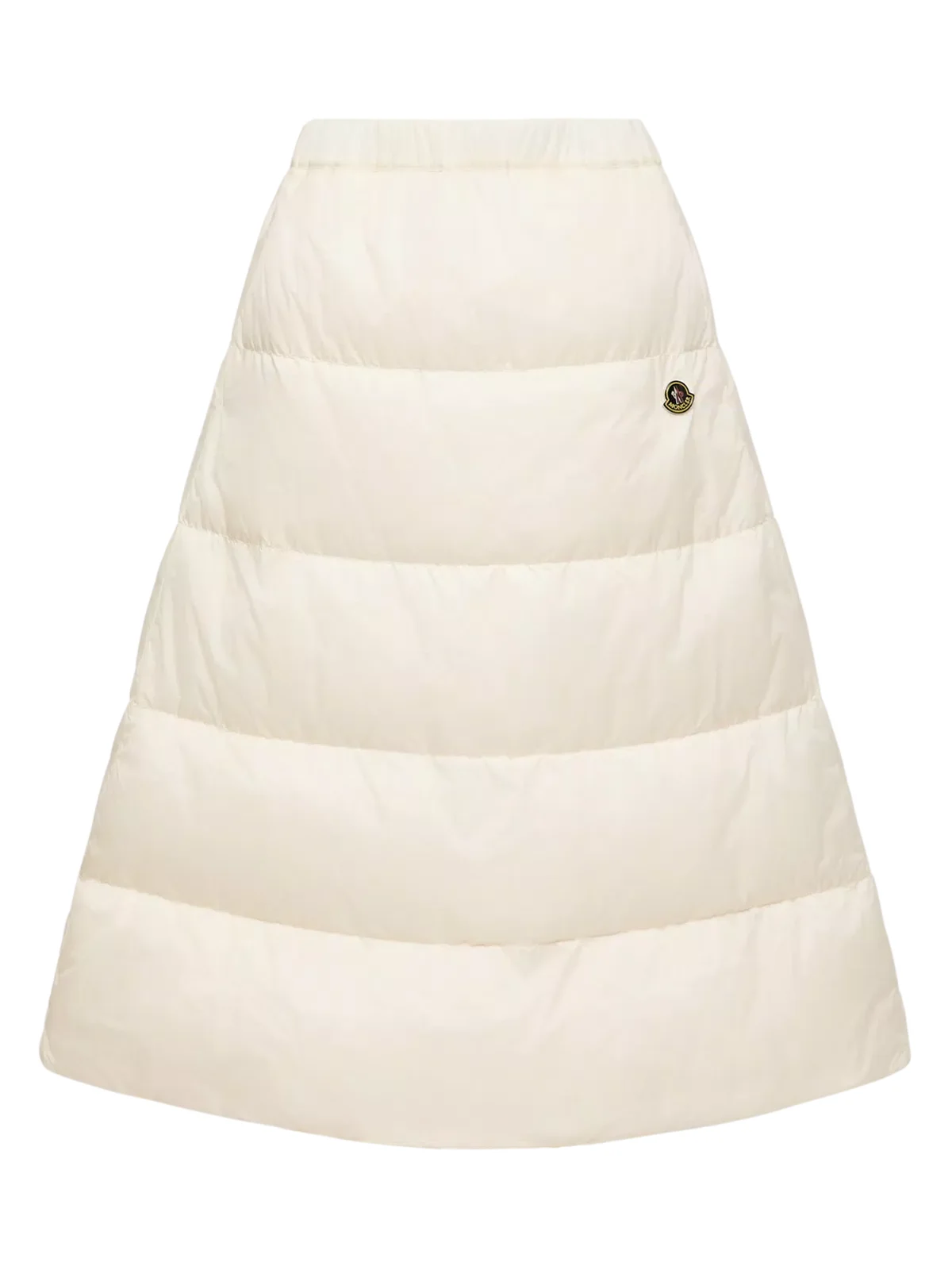 Moncler Reversible Wool Twill Padded Midi Skirt