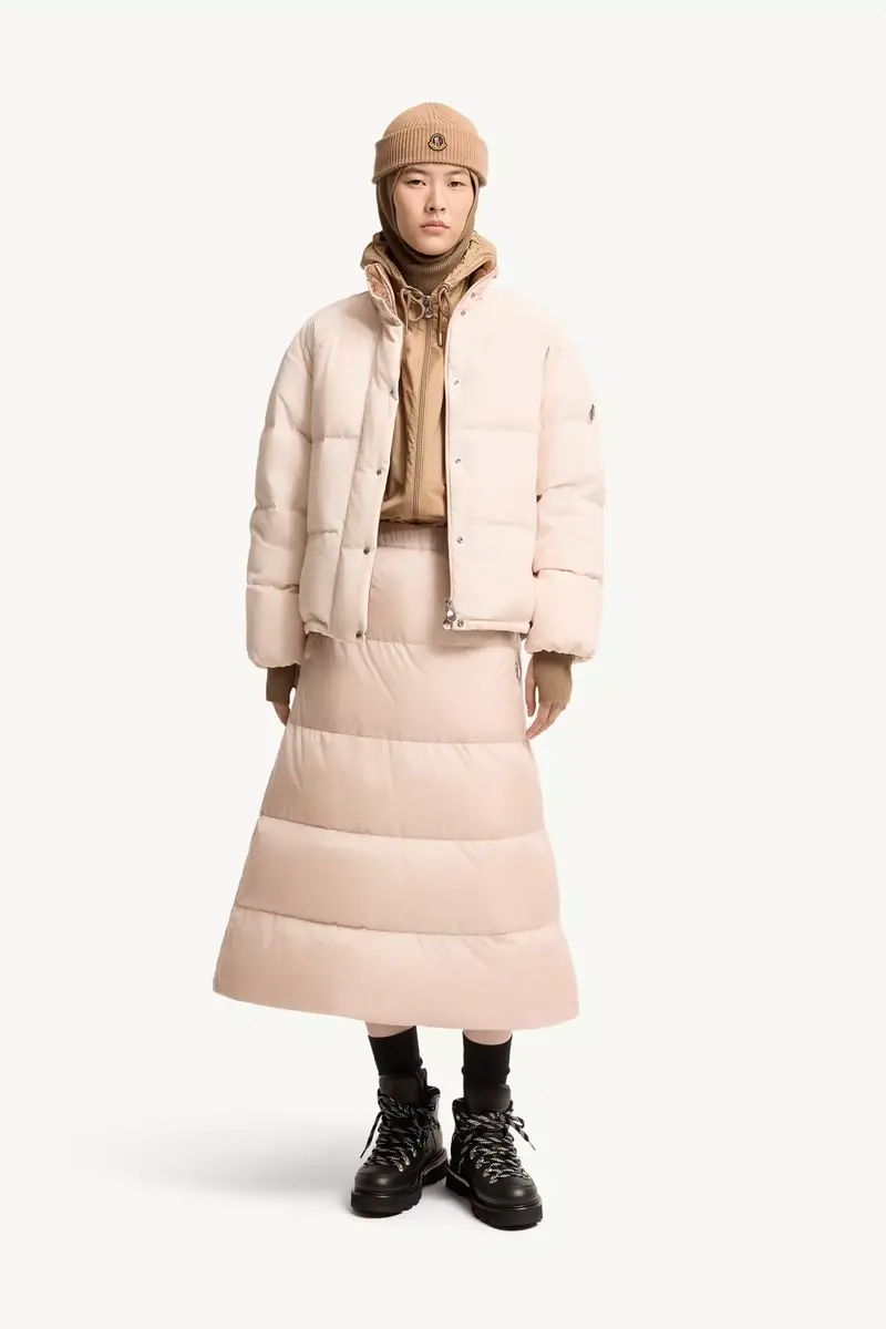 Moncler Reversible Wool Twill Padded Midi Skirt | Thumbnail 3 Moncler Reversible Wool Twill Padded Midi Skirt | Thumbnail 3