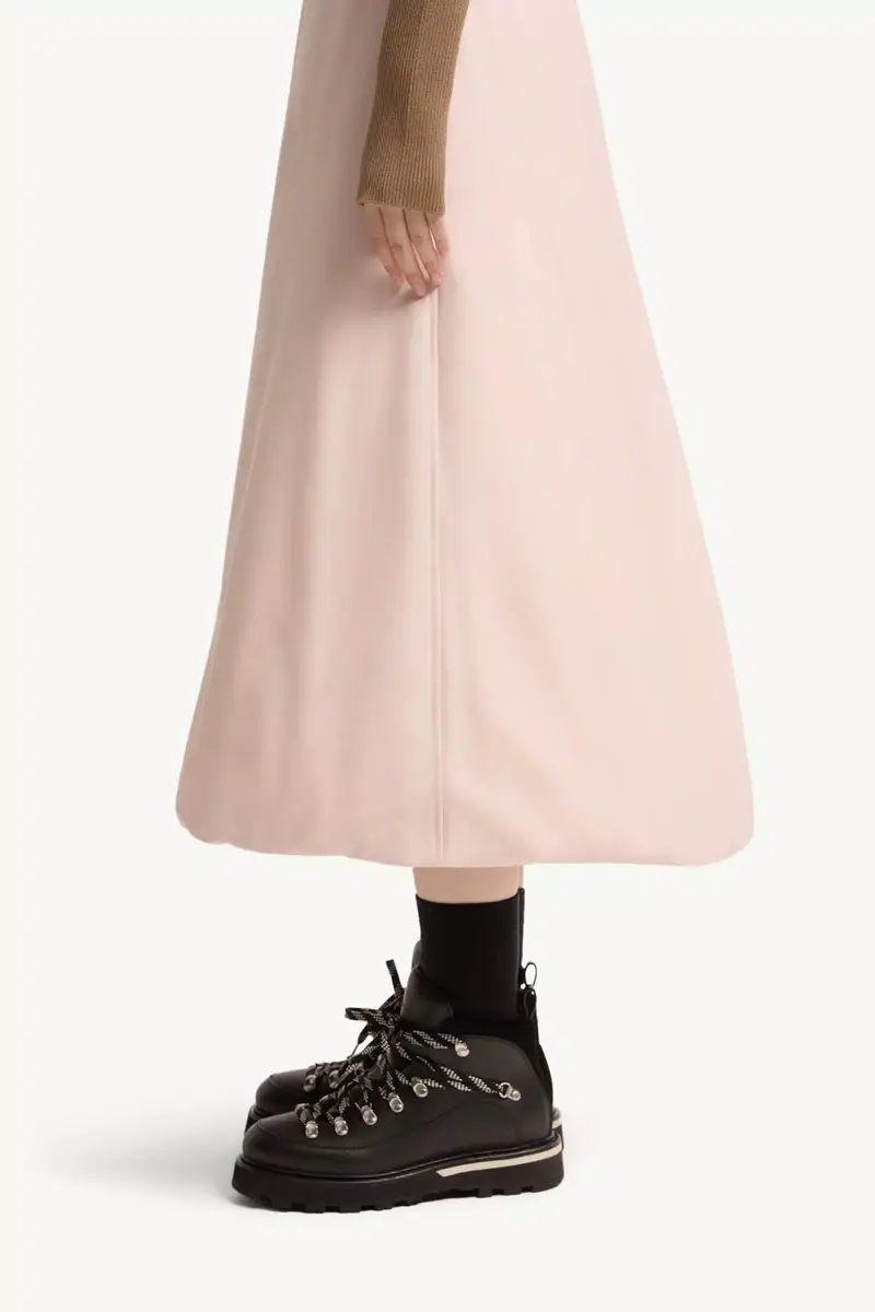 Moncler Reversible Wool Twill Padded Midi Skirt | Thumbnail 4 Moncler Reversible Wool Twill Padded Midi Skirt | Thumbnail 4