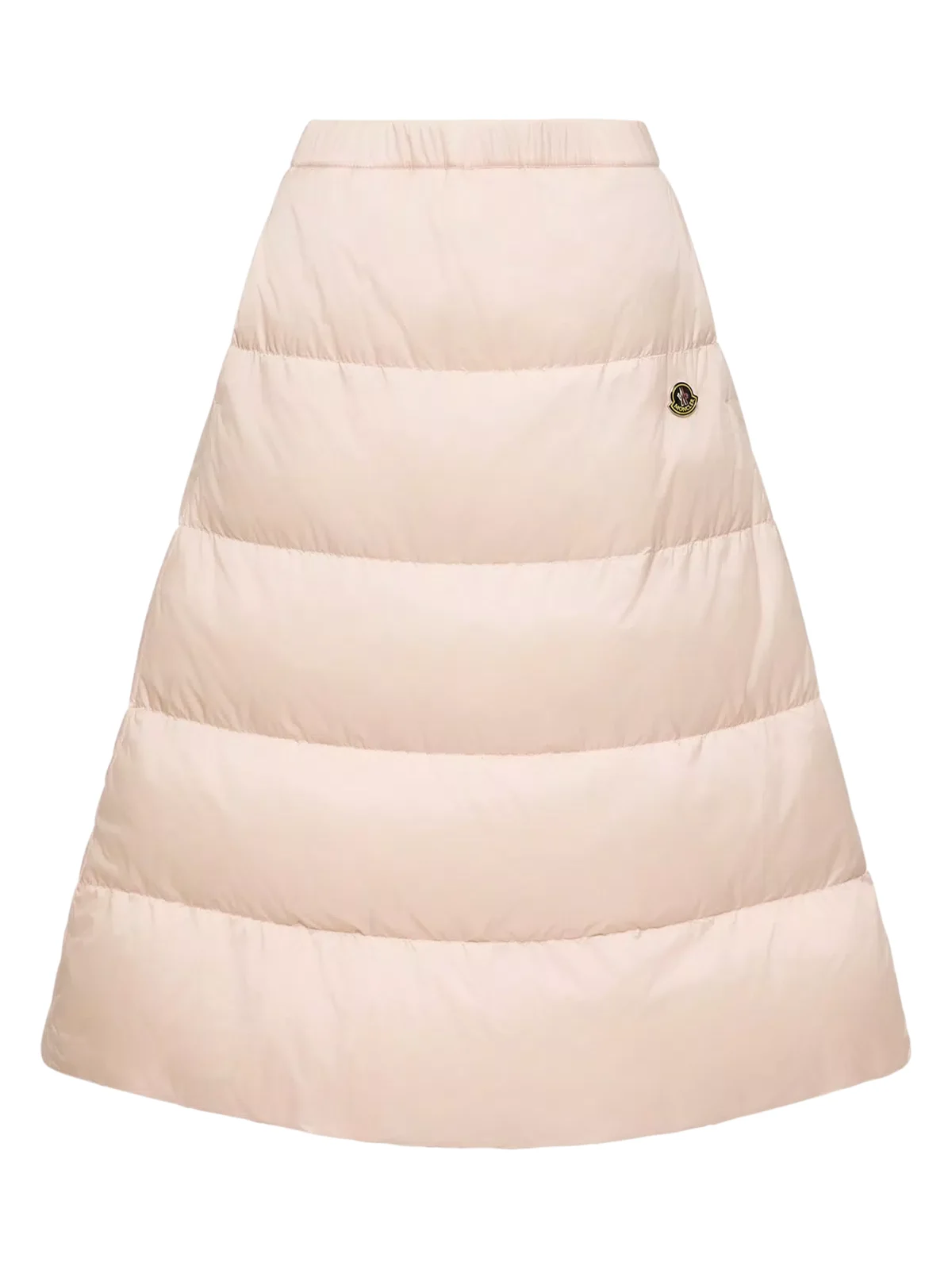 Moncler Reversible Wool Twill Padded Midi Skirt