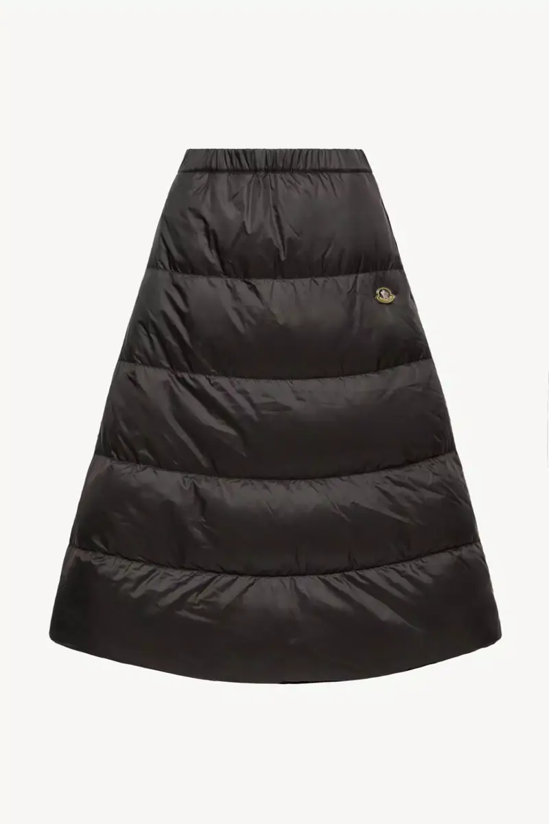 Moncler Reversible Wool Twill Padded Midi Skirt | Thumbnail 2 Moncler Reversible Wool Twill Padded Midi Skirt | Thumbnail 2